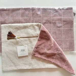 Serena & Lily Roxbury Pillow Cover 12x21 Lavender *Brand New!